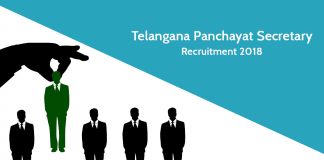 Telangana Panchayat Secretary Recruitment 2018