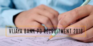 Vijaya Bank 2018 Recruitment