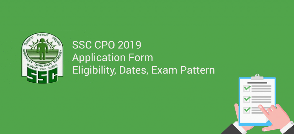 SSC CPO Recruitment 2019