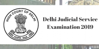 Delhi Judicial Service Examination 2019