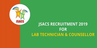 JSACS Recruitment 2019