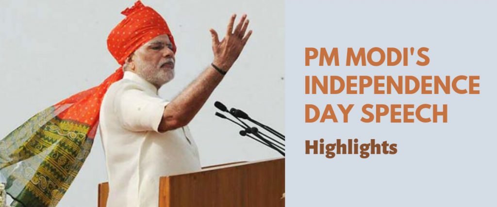 PM Modi Independence Day Speech