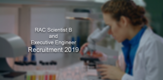 RAC Recruitment 2019