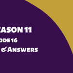 Kaun Banega Crorepati (KBC) Season 11 Episode 16 Questions and Answers