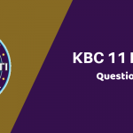 Kaun Banega Crorepati (KBC) Season 11 Episode 30 Questions and Answers