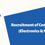 Recruitment of Contract Engineers (Electronics & Mechanical)