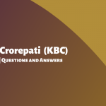 Kaun Banega Crorepati (KBC) Season 11 Episode 46 Questions and Answers