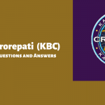 Kaun Banega Crorepati (KBC) Season 11 Episode 58 Questions and Answers