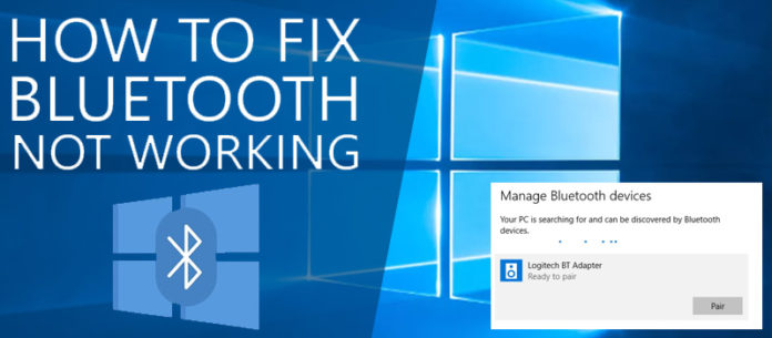 bluetooth issues fix in Windows 10