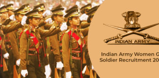 Women soldier recruitment 2020