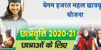 Begum Hazarat Mahal Scholarship Scheme 2021