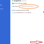 Gdrive location